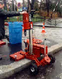 Drilling Core Machines for Glass Pavement Markers, Rent Diamond Core Drilling Rigs for Reflective Pavement Studs Markers