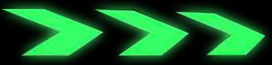 Luminous Arrow Sign directional glow in the dark arrows provide day night visual guidance