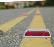 Solar LED pavement  markers use very little energy