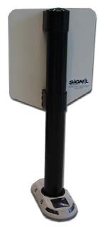 LED Reflective Base optional i-sign support Guide Star LED Light Markers for PC Post Delineators